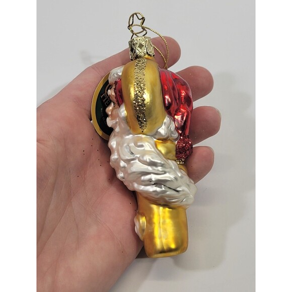 NEW VTG Inge-Glas Germany Blown Christmas Ornament Heirloom Santa Claus Figural - Picture 4 of 5